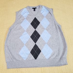 Vintage Club Room V neck vest size XL